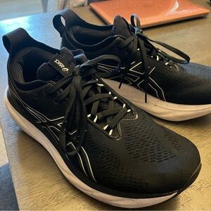 ASICS Black and White Athletic Sneakers